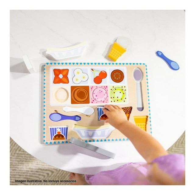 Rompecabezas Melissa & Doug Helados Magnético 16 Piezas