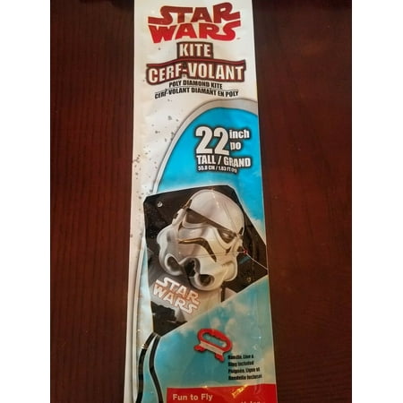Disney Star Wars Stormtrooper 22" Tall Nylon Kite New