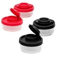 thumbnail image 6 of HomeLife Condiment Bottles Moisture Proof Salt And Pepper Shakers Clear Plastic Airtight Lids BPA-free Spice Containers, 6 of 13