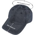 thumbnail image 4 of HSHDLDF Ponytail Baseball Hat Distressed Retro Washed Womens Twill, 4 of 7