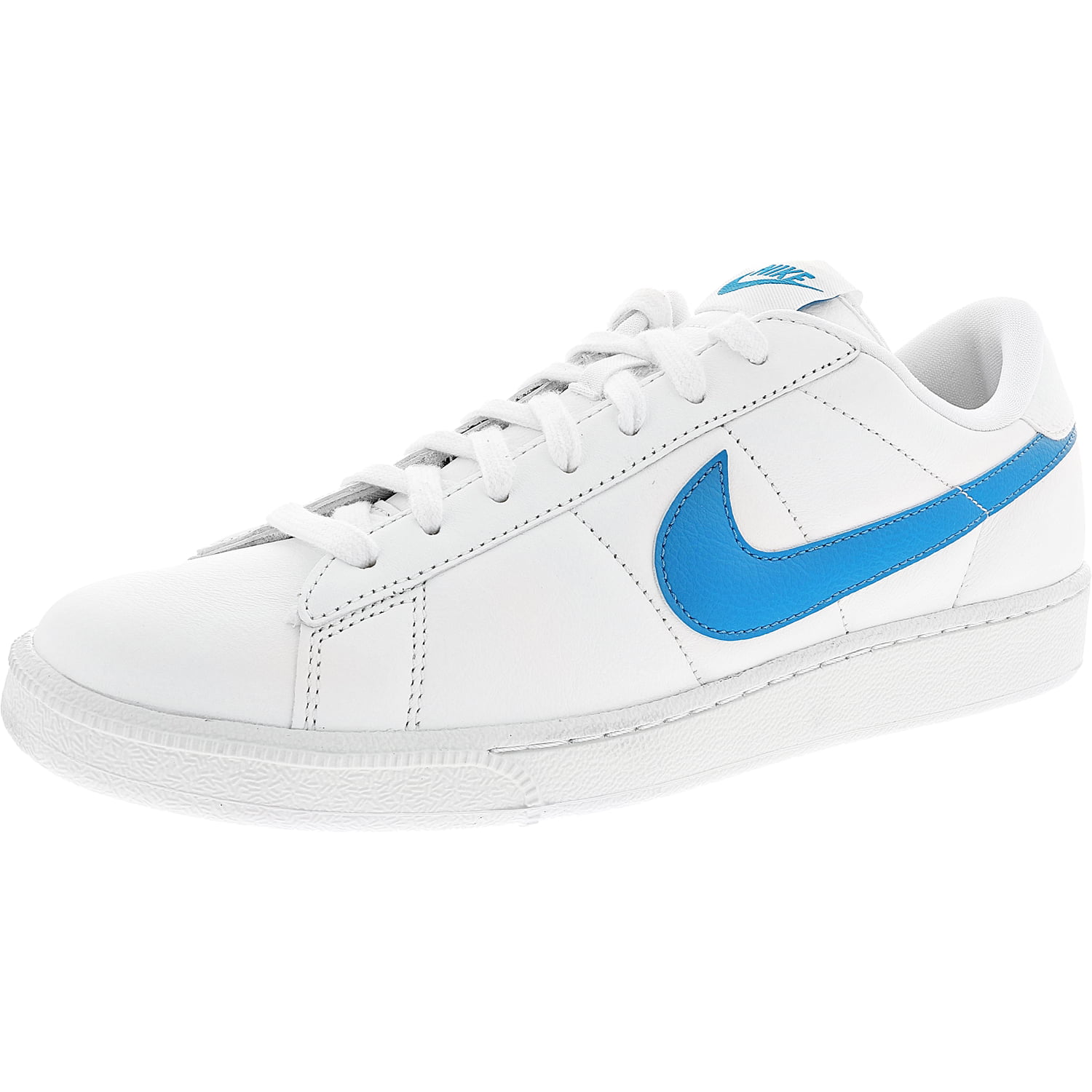 Nike Men's Tennis Classic White / Orion Blue Ankle-High Fashion Sneaker - - Walmart.com