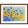 thumbnail image 2 of Art.com Watercolor Cornflowers Art Print by Pol Ledent, Brown Frame Wall Art, 23" x 17", 2 of 5