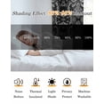 thumbnail image 5 of Black and White Blackout Curtains 84 Inches Long for Bedroom, Modern Luxurious Geometric Abstract Art Thermal Insulated Room Darkening Black Out Window Curtain Panels Grommet Drapes for Living Room, 5 of 8
