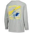 thumbnail image 3 of Youth Gray West Virginia Mountaineers Retro Script Long Sleeve T-Shirt, 3 of 3