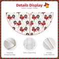 thumbnail image 4 of KLL Red Wheeled Tractors Christmas Tree Skirt 48" ,Party Decorations Farmhouse for Christmas Decorations Holiday Party, 4 of 6