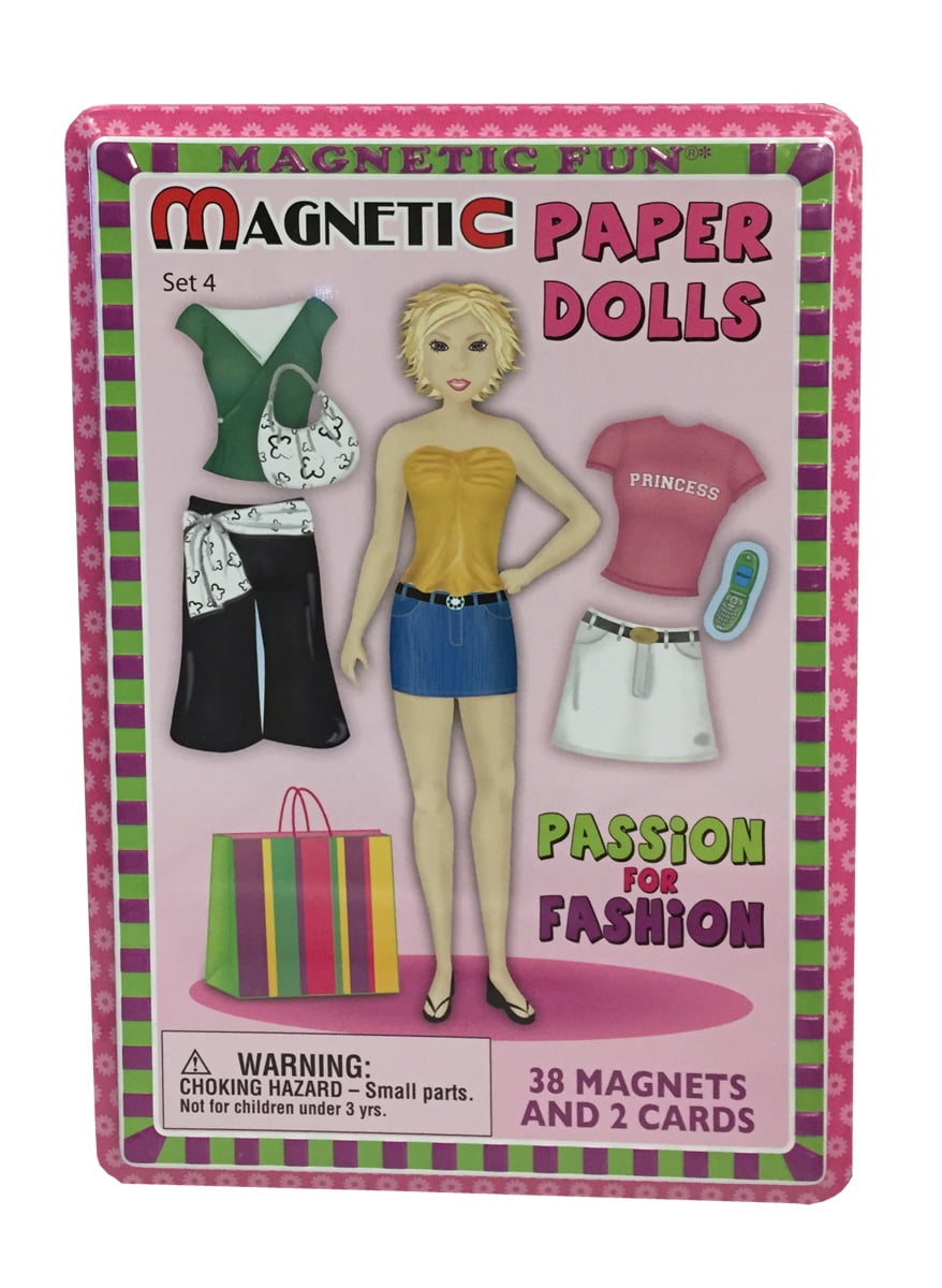 Large Lot Of Magnetic Paper Dolls