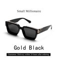 thumbnail image 1 of Typpkmm Ruiao Retro Millionaire Shades Sunglasses 2026 for Men Designer Famous Brand Square Sun Glasses Man Women Sunglass Black, 1 of 7