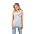 thumbnail image 2 of Thread Tank Spend Your Life Doing Strange Things With Weird People Women's Fashion Sleeveless Flowy Racerback Tank Top Sport Grey Small, 2 of 5