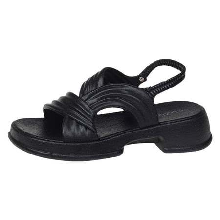 

Jungdeepe Summer New Soft Bottom Ladies Sandals Hollow Light Sandals for Women Heels Sandals for Women with Strings Jelly Sandals for Women with Studs Womens Size 6 Sandals Wide Flat Sandals for Women