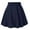 Navy, variant on RUTAYY Women Solid Color Basic Versatile Stretchy Flared Casual Pleats Mini Skirt Smocked Boho Pleated Skirts
