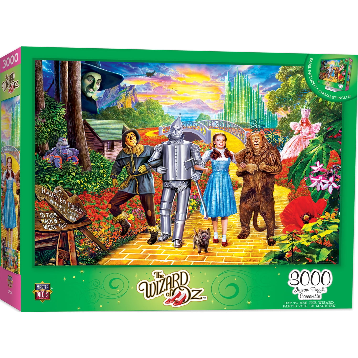 MasterPieces 3000 Piece Jigsaw Puzzle - Wizard of Oz - Off to See the Wizard - 32"x45"