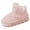 Pink, variant on Womens Winter Boots, Soft Memory Foam Fuzzy House Ankle Platform Women Boots White 38