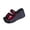 Wine, variant on Womens Slip-on Platform Wedge Sandals Open Toe High Heel Two Strap Wedge Mules Slides Prom Summer Dress Shoes