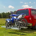 thumbnail image 3 of Black Widow Double Motorcycle Bike Hitch Carrier, Loading Ramp, 600 lb Cap, 3 of 7