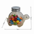 thumbnail image 3 of Leojiow Candy Jar Cute Airtight Snack Container Jar Cookie Jars With Lid Large Animal Shaped Food Storage Kitchen Canister For Lovers 20Cm Glass Gift, 3 of 4