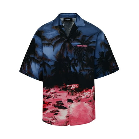 

DSQUARED2 CAMICIA SUNRISE IN COTONE MULTICOLORE