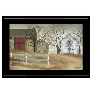 The Old Stone Barn by Billy Jacobs Printed Wall Art Wood Multi-Color