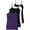 Black, Black, White, Purple, variant on Women Value Pack Deal Cami Tanks Adjustable Spagetti Strap Many Colors - Small to 3XL