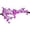 A005- Purple, variant on Lace Masquerade Mask Black Masquerade Mask for Women Gothic Venetian Design for Halloween Prom Events Single Pack