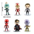 thumbnail image 1 of Figura de acción de Marvel Avengers para niños, linda figura de anime, Thanos, Thor, services.com Acción, Thor, Thanos, adorno de pastel, juguete de regalo para niños, 2.5 quot; zhangyuxiang LED, 1 of 2