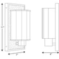 thumbnail image 3 of POINT DUME® Latigo Bay Collection Brushed Nickel Wall Sconce, 3 of 3