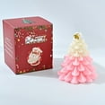 thumbnail image 2 of dajkiuy Christmas Tree Shaped Scented Candle, Christmas Decorative Candle, for Christmas Party Holiday New Year Decoration, 2 of 5