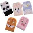 thumbnail image 3 of LAICAIW Womens Soft Cute Funny Animal Designe Microfiber Slipper Socks Cozy Fuzzy Winter Warm Socks, 3 of 7