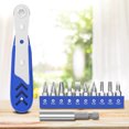 thumbnail image 4 of Juego de llaves de trinquete con llave de doble punta, par ajustable para coche (azul, 12 unidades) Ehuebsd Para estrenar, 4 of 8