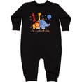 thumbnail image 2 of Inktastic Safari 1st Birthday Baby Fleece Romper, 2 of 4