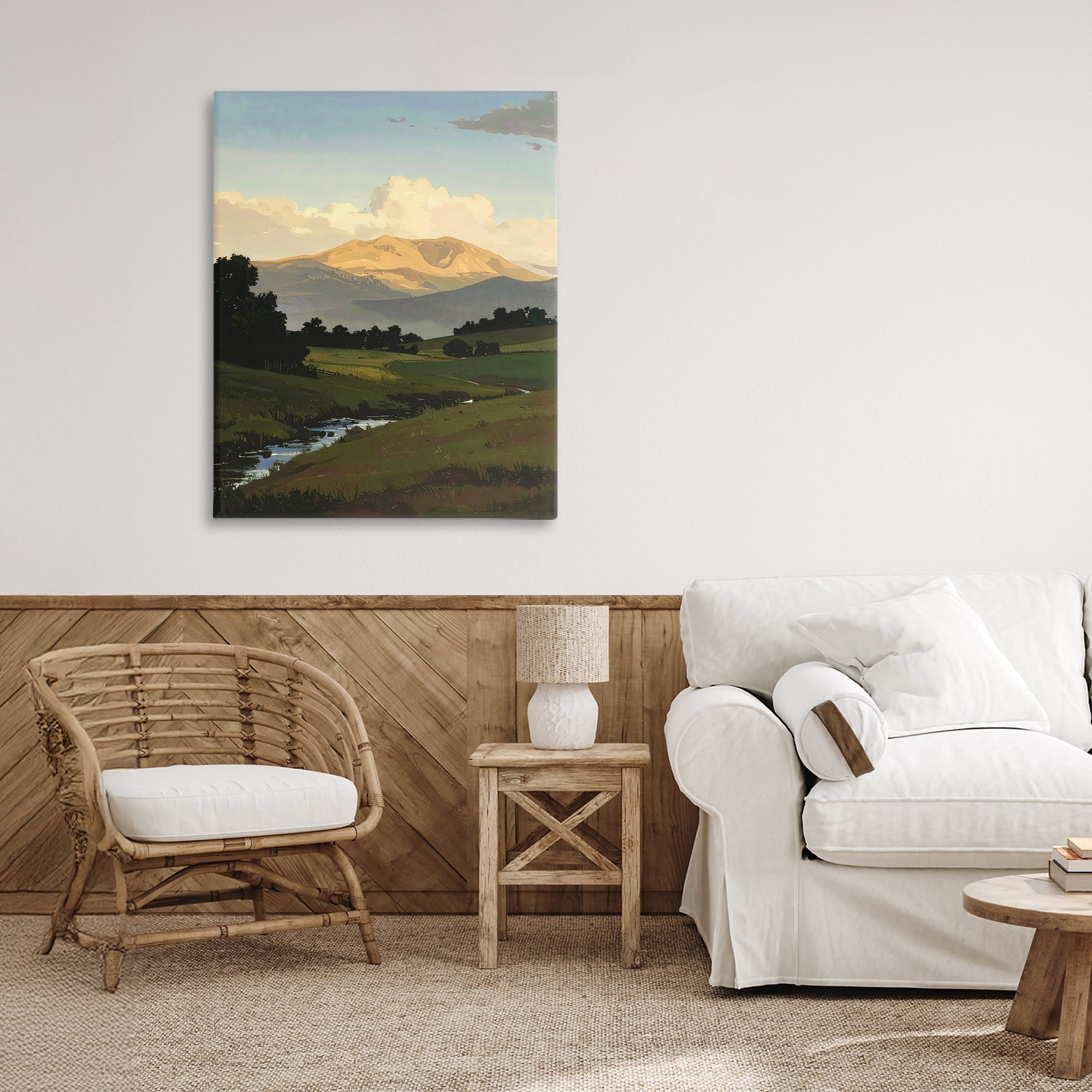 Stupell Industries Across The Valley Nature Canvas Wall Art, design by Alonza Saunders