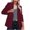 Red, variant on Hot6sl Womens Blazers for Work Professional Womens Casual Blazer Jacket Long Sleeve Open Front Work Office Blazer Lapel Button Jacket