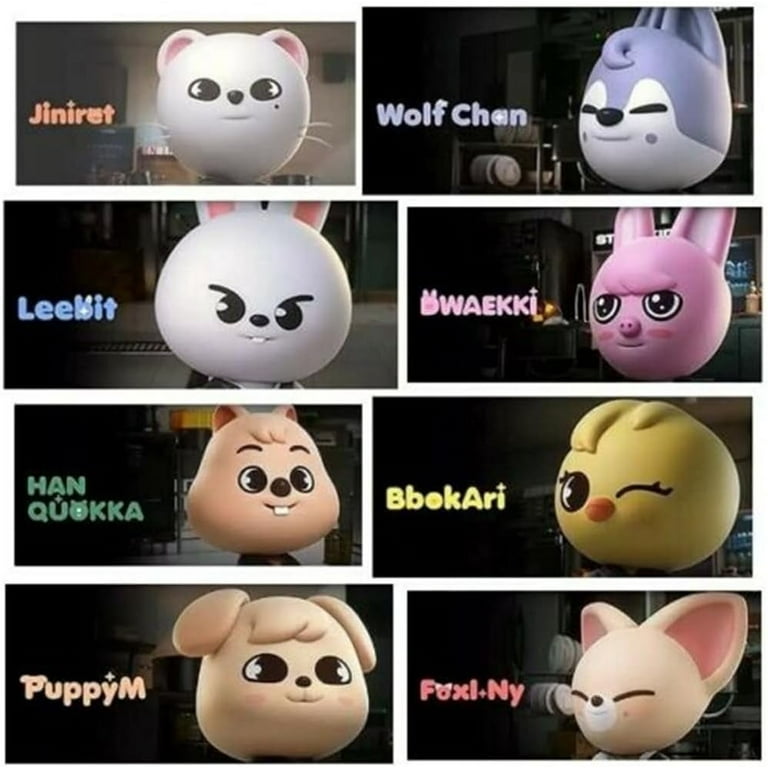 Set of 8PCS] Skzoo Kpop Stray Kids Plush Babies Toy Doll