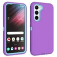 thumbnail image 2 of Tekcoo Case for Samsung Galaxy S23 2023 6.1", Case Cover for Galaxy S23, Shockproof Heavy Duty Hard Plastic & Rubber Rugged Bumper 3-in-1 Case Cover - Purple, 2 of 6