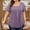 Purple, variant on TODOZO T Shirts for Women Loose Fit Casual Lightweight Soft Basic Tees Summer Clothes for Women Plus Size Tops for Women Short Sleeve Square Neck Summer Loose Fit Tunic Top for Leggings Black Xxl