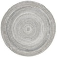 thumbnail image 2 of SAFAVIEH Braided Calvin Transitional Cotton Reversible Area Rug, Light Gray, 7' x 7' Round, 2 of 11