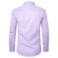thumbnail image 5 of Alimens & Gentle Long Sleeve Business Shirts for Men Solid Dress Shirt Wrinkle-Free, 5 of 7