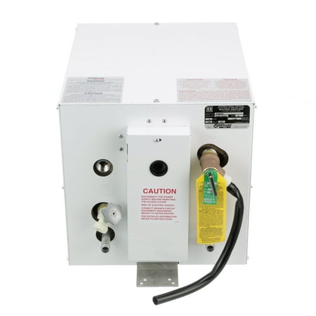 Whale F600W Water Heater, 6 Gallon Capacity, 120V, 1500W, Measures 13 inches W x 19 inches D x 13 inches H