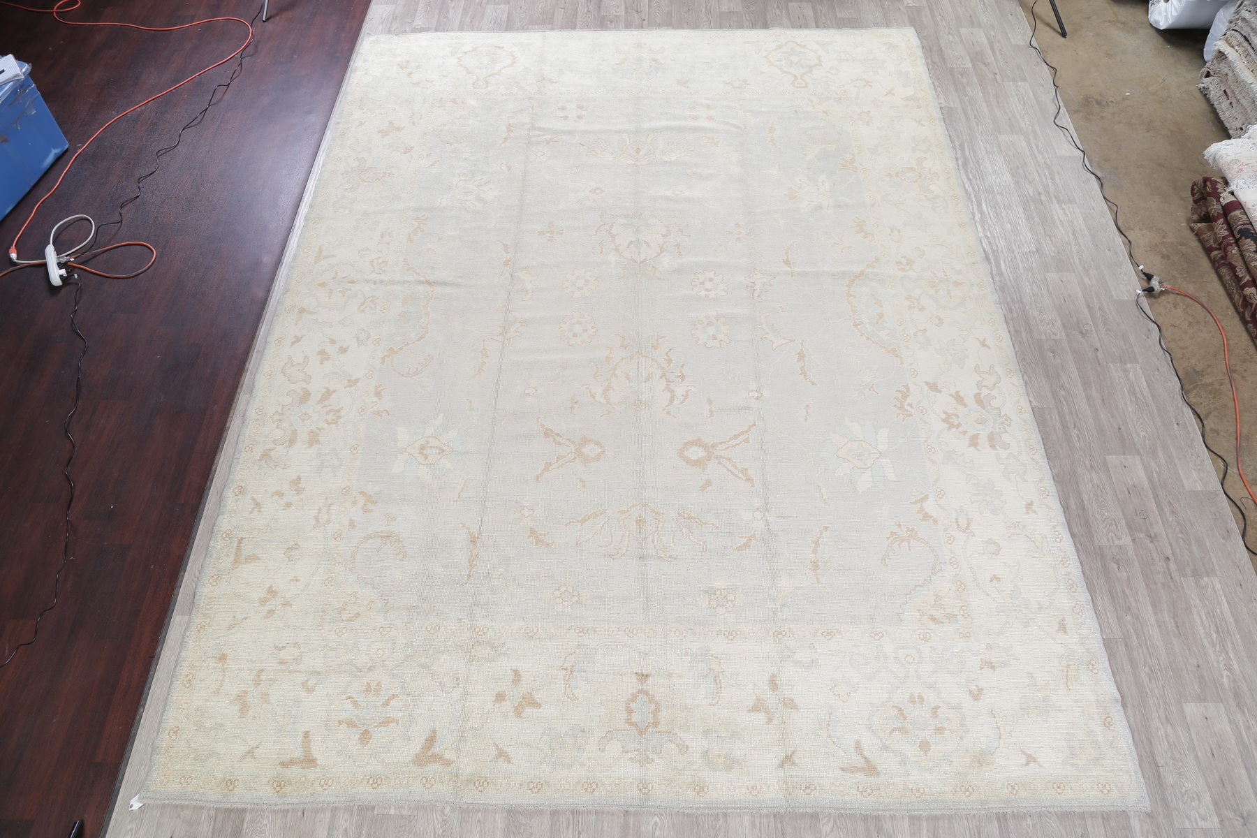RugSelect AllOver Oushak Hand Made Wool 11x14 Oriental Carpet Large