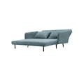 thumbnail image 5 of Lawson 61"W Gray Fabric Convertible Loveseat Sleeper with Pillows, 5 of 12