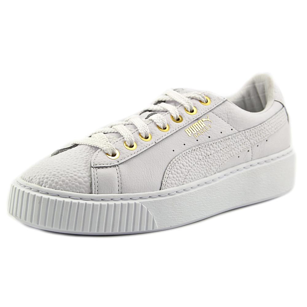 puma basket leather platform