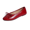 thumbnail image 2 of Women Tassel Bow Ballet Flats, Round Toe Slip‑On Soft Ballerina Shoes, Lightweight Flat Dress Shoes for Party Wedding Office, 2 of 9
