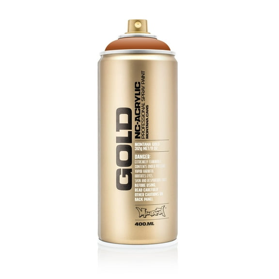 Montana Cans GOLD Spray Paint, 400ml, Shock Light Brown