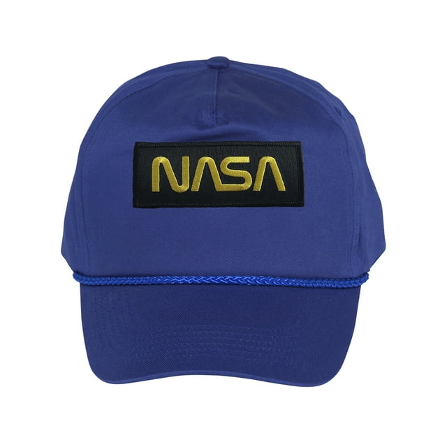 Gravity Threads NASA Cotton Twill Cap - Gold Logo - Royal