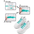 thumbnail image 5 of Cordones elásticos para zapatos sin atar para niños y adultos, lo mejor para zapatillas brillar Zapato, 5 of 5