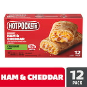 Hot Pockets Frozen Snack Hickory Ham & Cheddar Croissant Crust Frozen Sandwiches 54 oz.