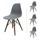 thumbnail image 2 of Set Comedor Mundo In Oslo Melamina 120cm Blanco 4 Sillas Gris Nogal Minimalista, 2 of 3
