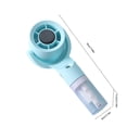 thumbnail image 3 of Blue Plastic 2 In 1 Handheld Misting Fan Rechargeable Portable Spray For Travel Office Outdoor 7.08X3.14X2.16 Inch, 3 of 7