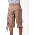 thumbnail image 4 of Pro Club Men's Cotton Twill Cargo Shorts with Belt, 4 of 5