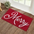 thumbnail image 2 of Holiday Time Red Merry 20" x 30" Accent Rug, 2 of 9
