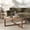 Walnut/Brown, variant on Safavieh Couture Bernardi Marble Top Coffee Table, Natural/White